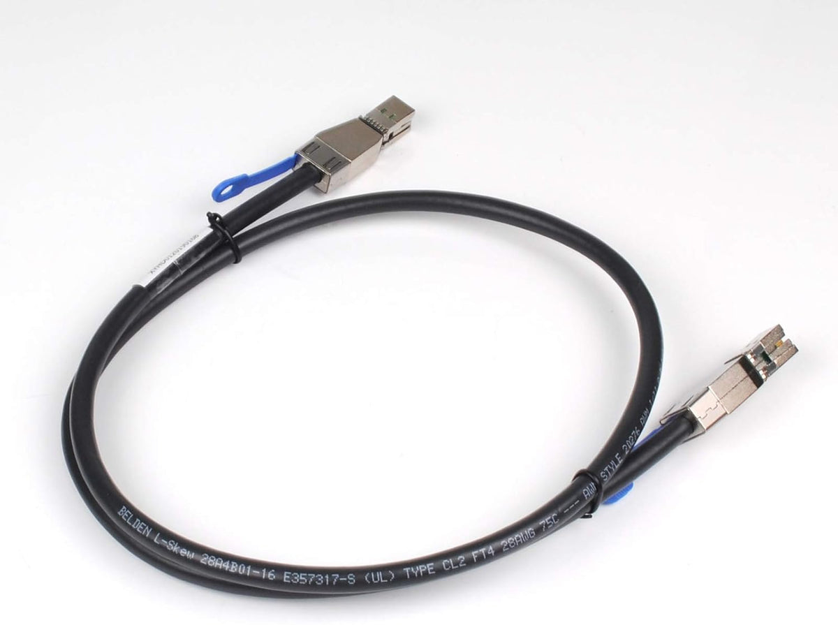 External Mini SAS HD Cable, SFF-8644 to SFF-8644, 1 Meter 3.3ft Pack of 2 F81444