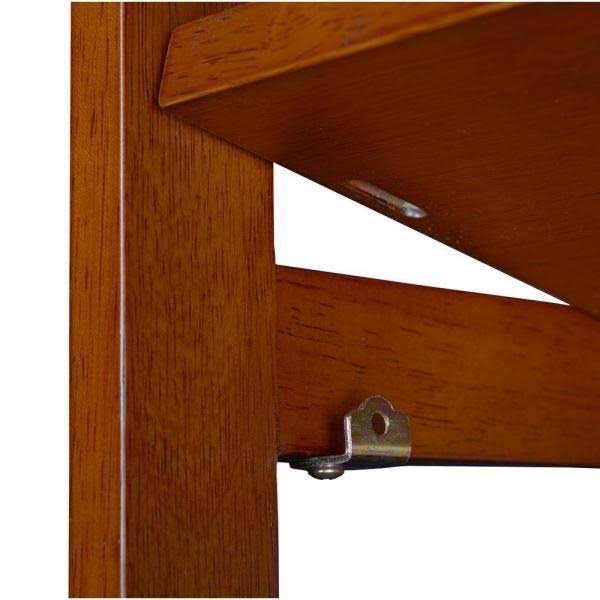 Cherry Wood 6-Shelf Standard Bookcase L319