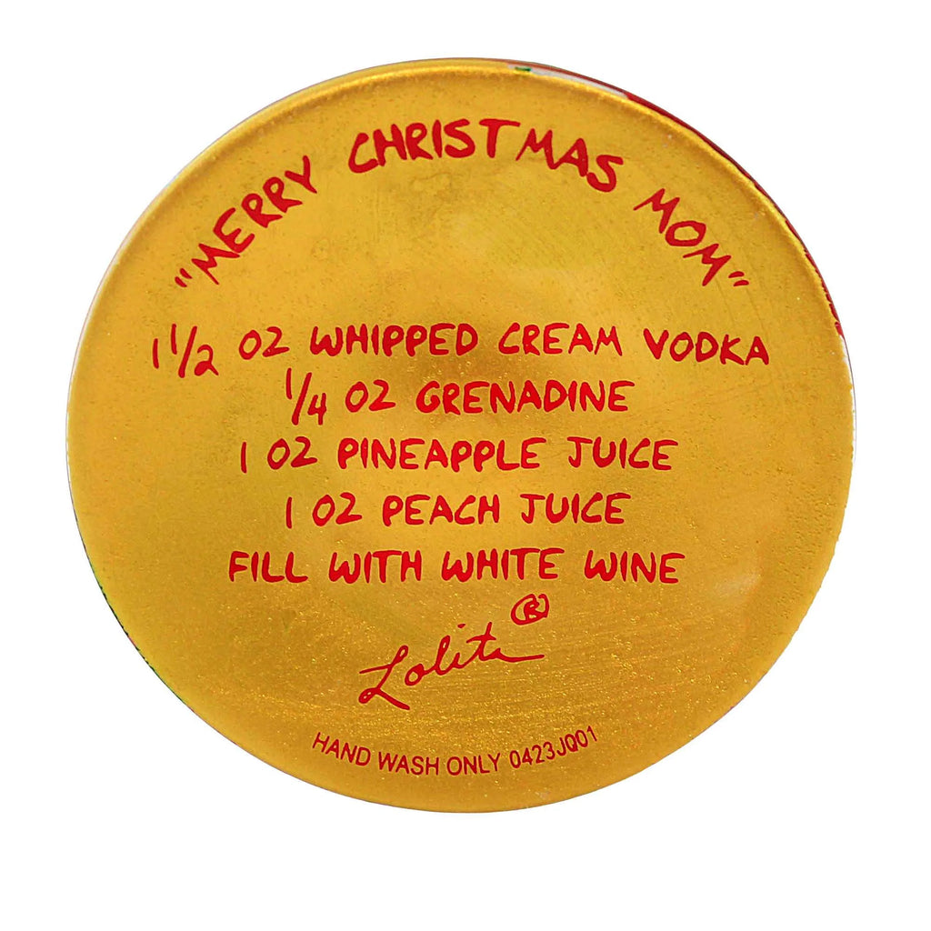 Hand Painted Wine Glass B225