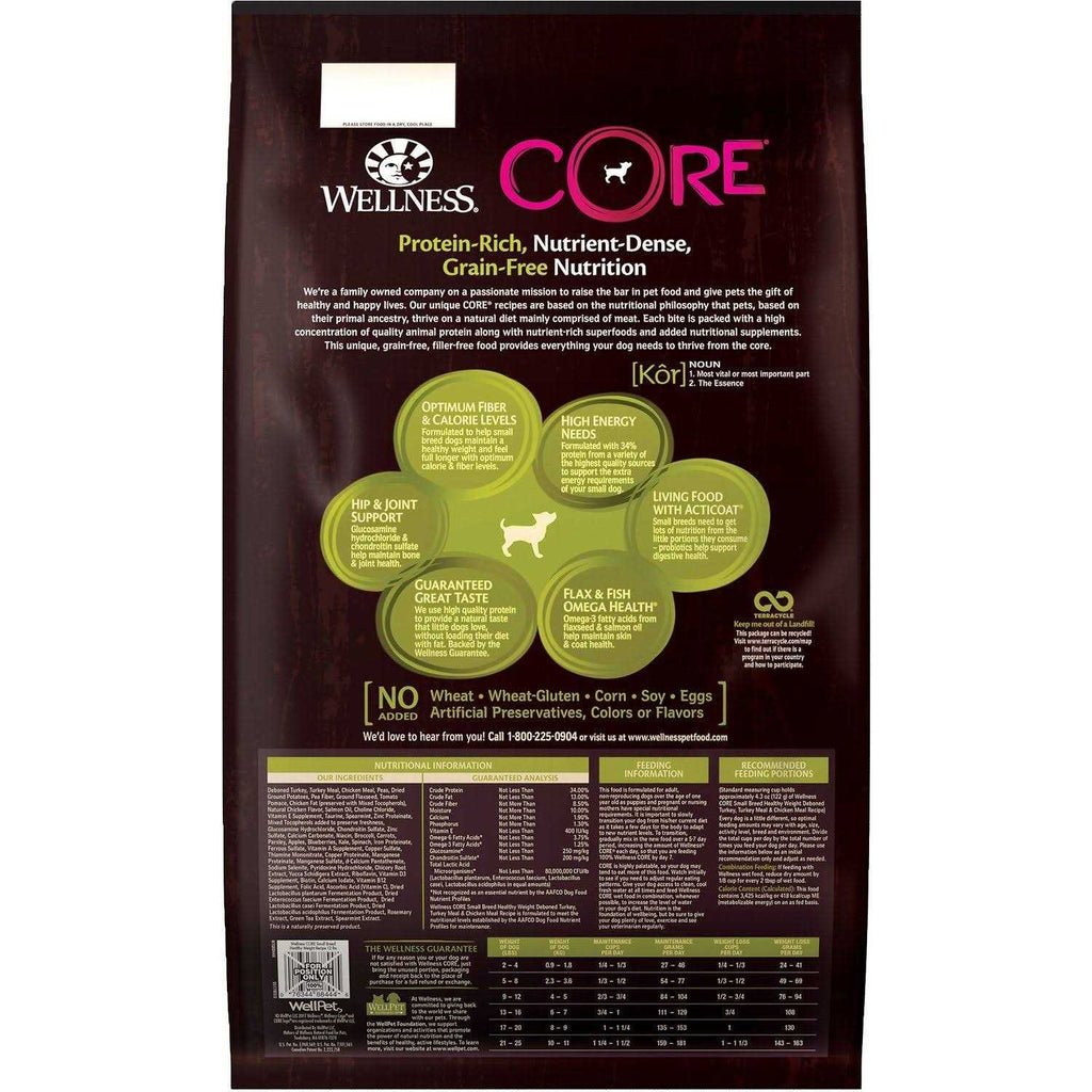 Grain Free Dry Dog Food Small Breed Healthy Weight Z56435