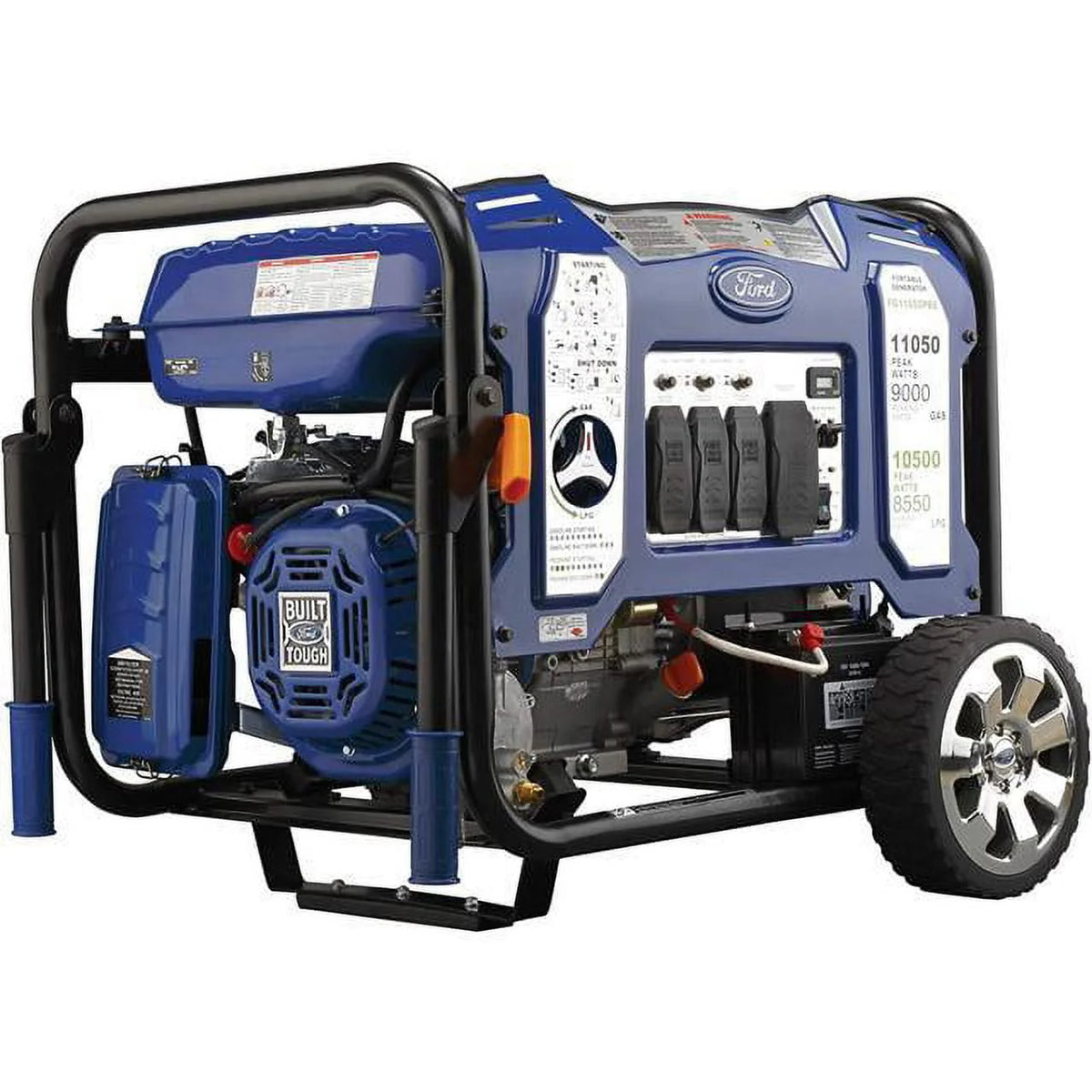 11050W Dual Fuel Portable Electric Start Generator V702167