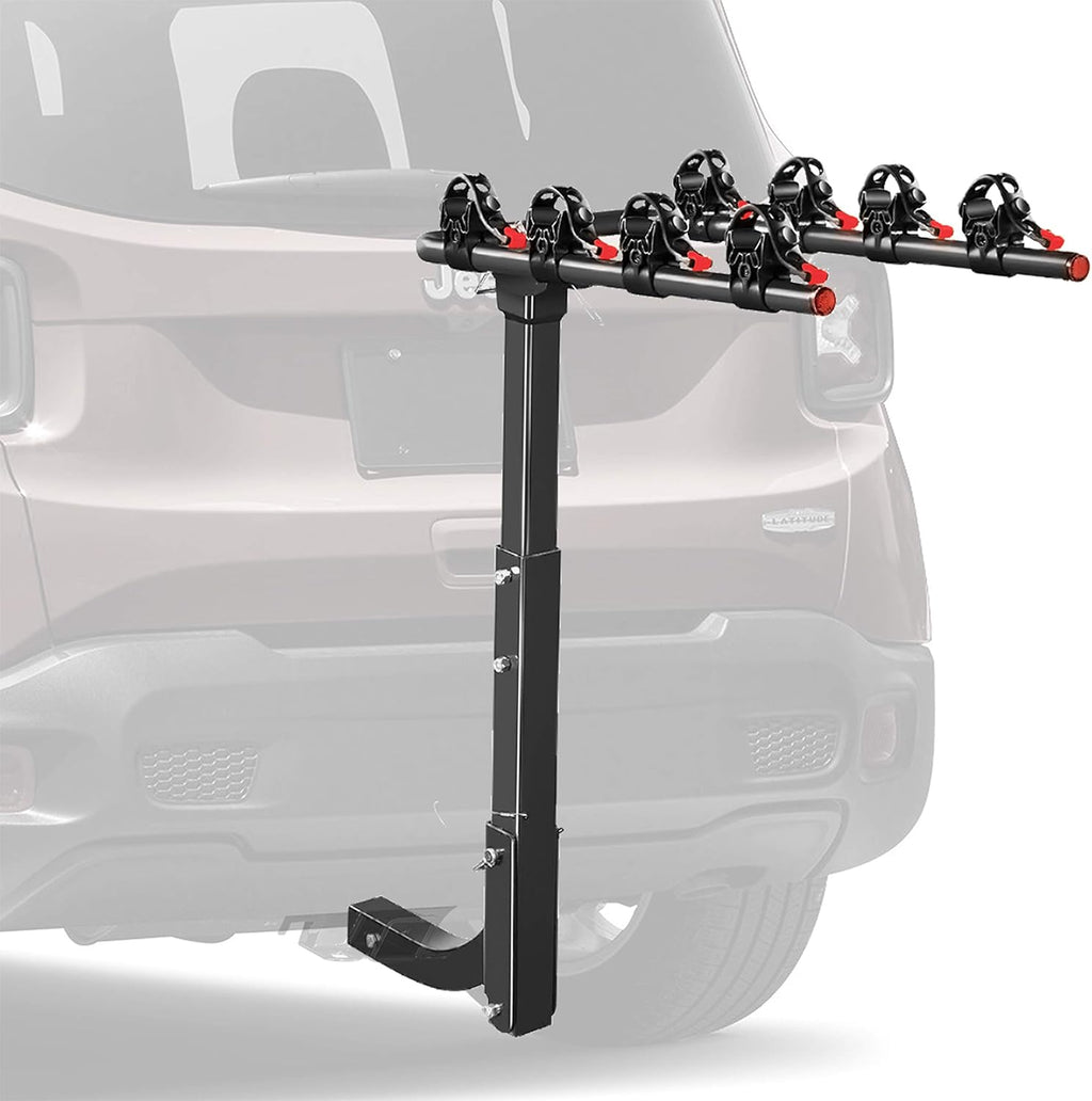 2 Hitch Receiver 4-Bikes Bicycle Carrier E798078