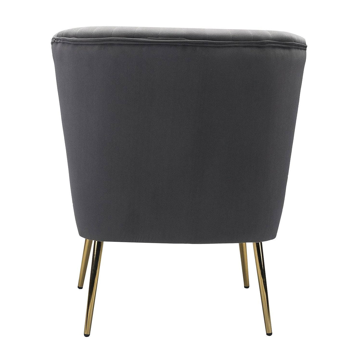 Orange Gold Legs Side Chair Set of 2 M59914
